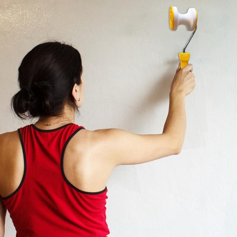 

Sponge Roller Wall Door Paint Roller With Frame Versatile Decorators Brush Tool Painting Supplies For Enthusiasts And Beginners