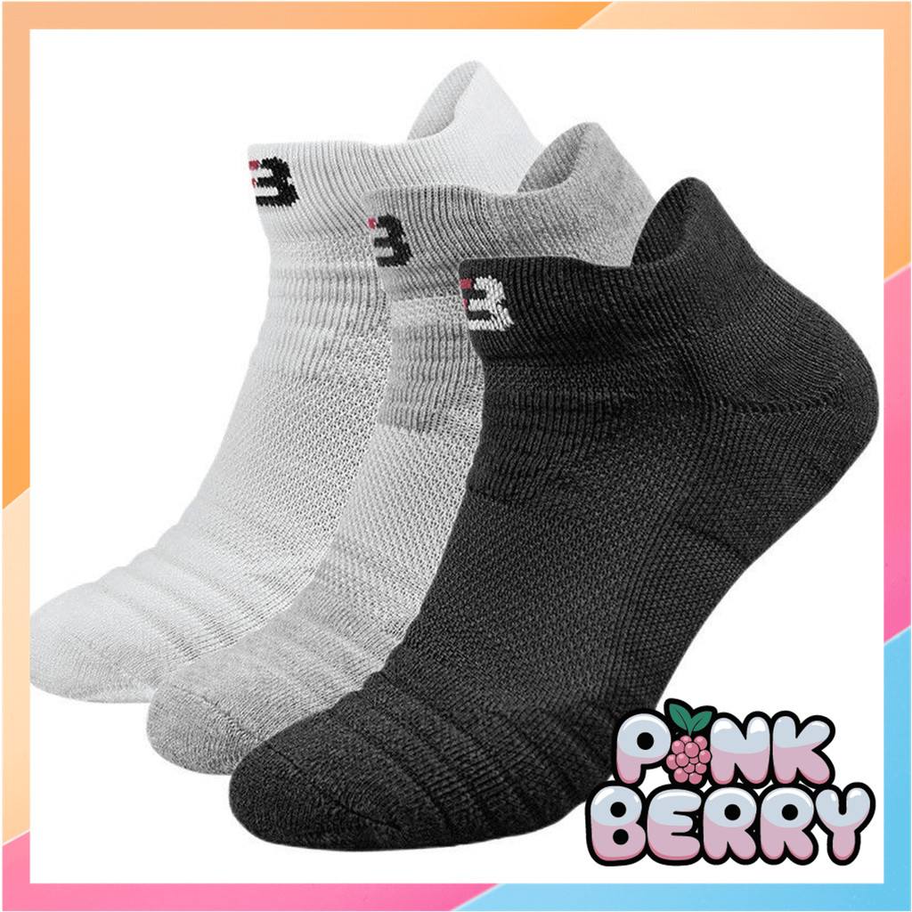 PINK BERRY K6629 Kaos Kaki Sport  Kaos Kaki Sport Ankle Nyaman & Fungsional Kaos Kaki Olahraga Kaos 