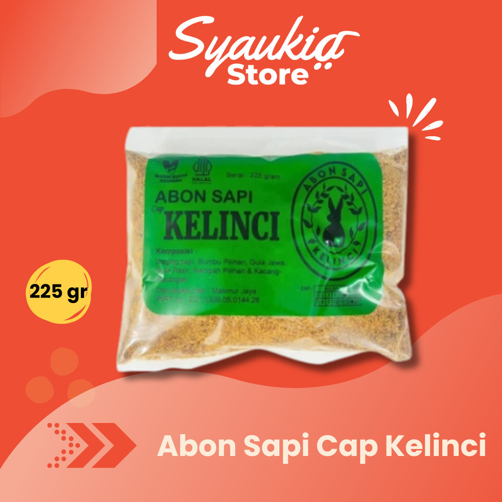 

Kelinci Abon Sapi 225 Gr Syaukia Store