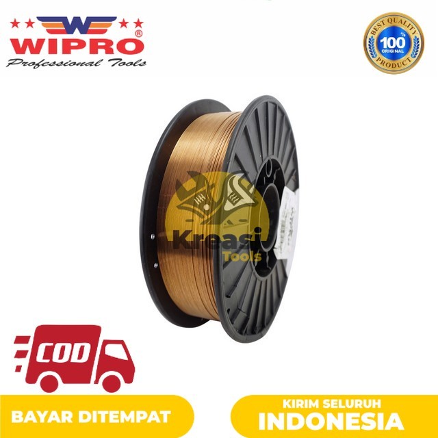 Kreasi Tools | Wipro Kawat Las MIG(Mild Steel) ER50-6 0.8MM (5KG) ER50-6 1.0MM (5KG)