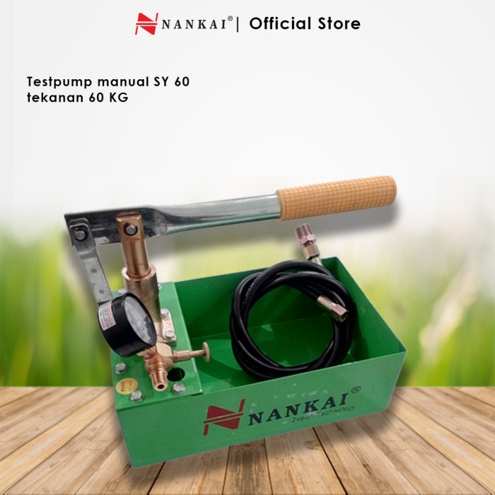 

Nankai Alat Test Tekanan Pipa / Test Pump Manual SY 60