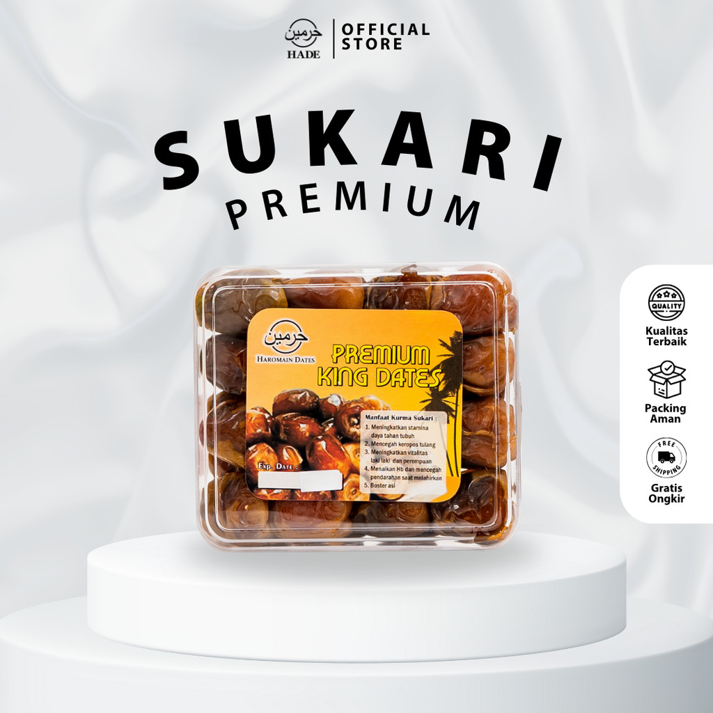 

Haromain Dates - Kurma Sukari Premium - 500gr