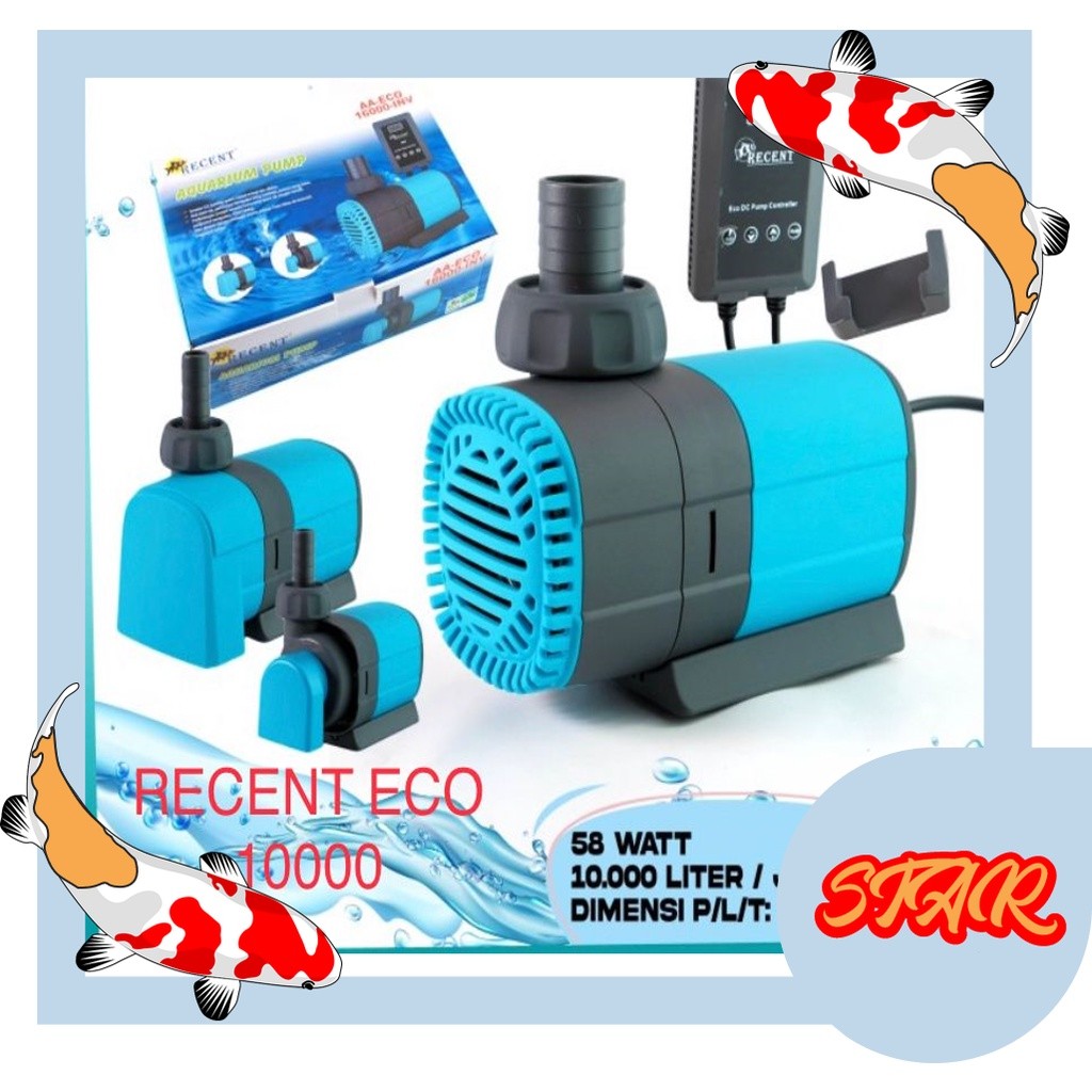 pompa celup aquarium RECENT AA ECO 10000 INV LOW WATT INVERTER DC
