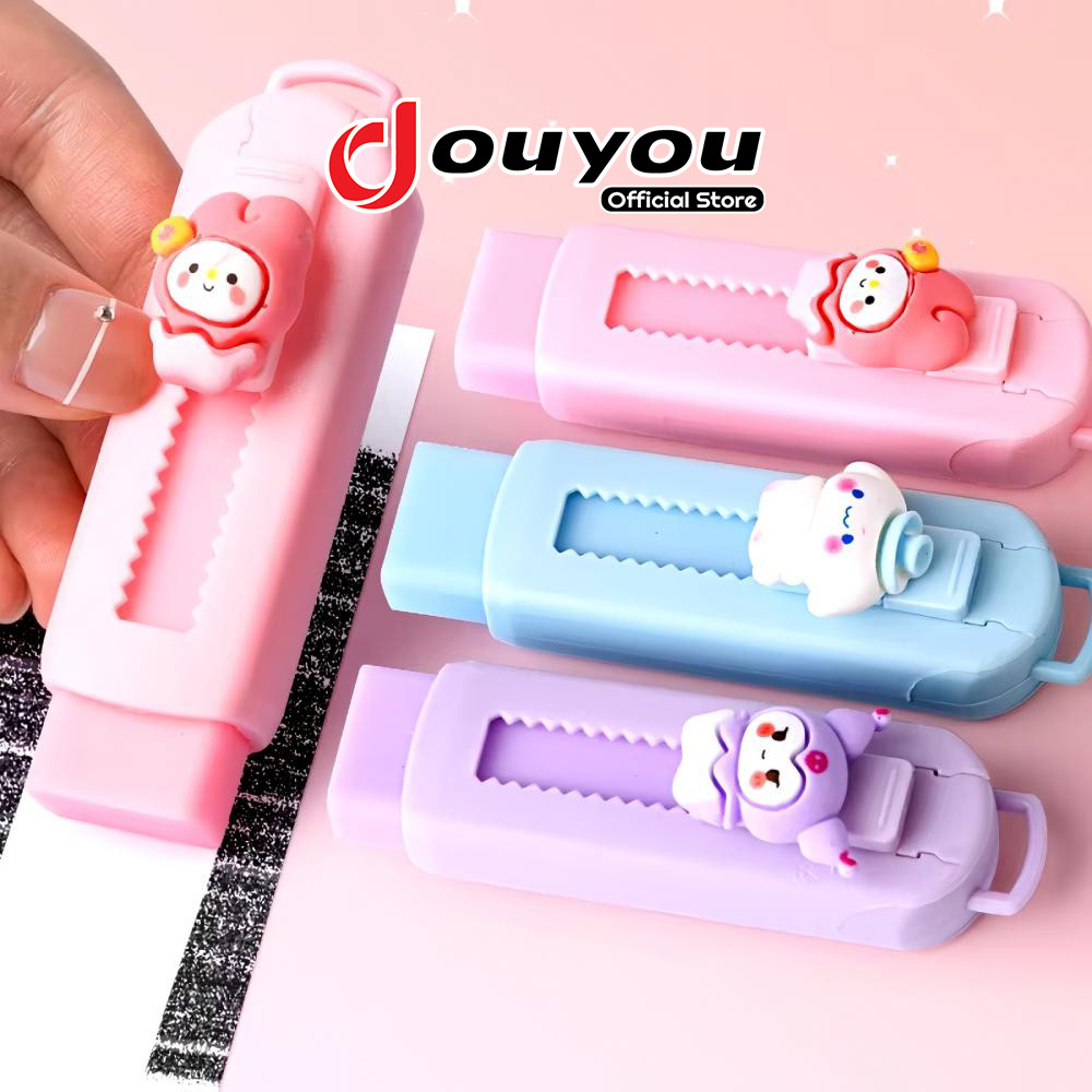 

Penghapus Mekanik Macaron Sliding Eraser 4B Stationary Sanrio Cute Aesthetic ATK3000
