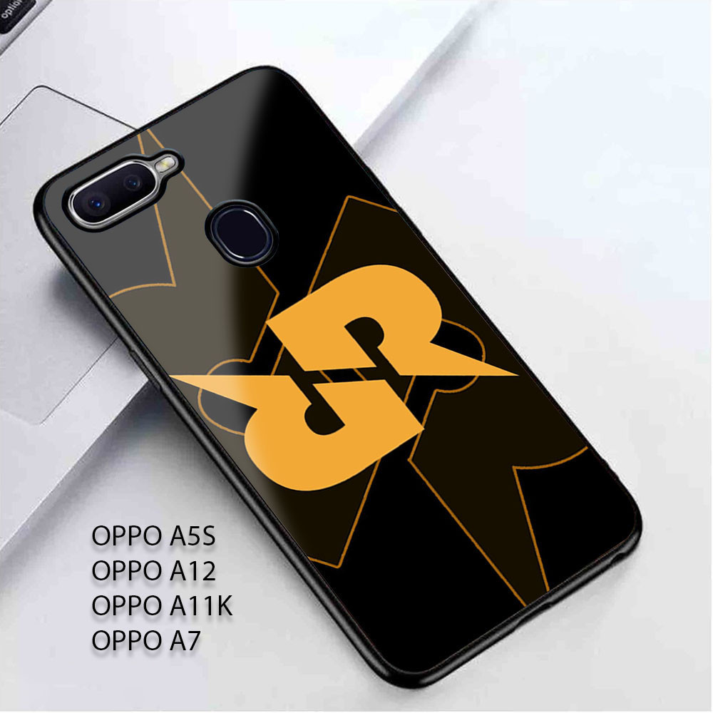 Skin Case OPPO A5s / A7 / A12 / A11K - Casing Hp Motif ( RRQ ) Hardcase 2D Glossy - Case Kilau - Pho