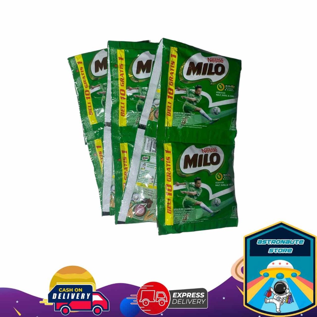 

Nestle MILO Sachet isi 10 X 22Gr Satu Renceng