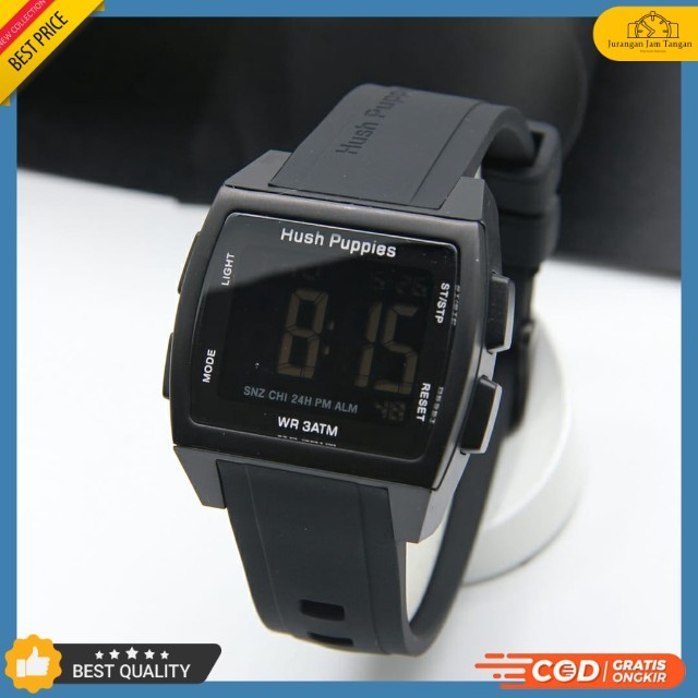 Jam Tangan Wanita Fashion Hush Puppies HW 6448 LED Touch Watch - Bisa Bayar Ditempat - COD - Grosir