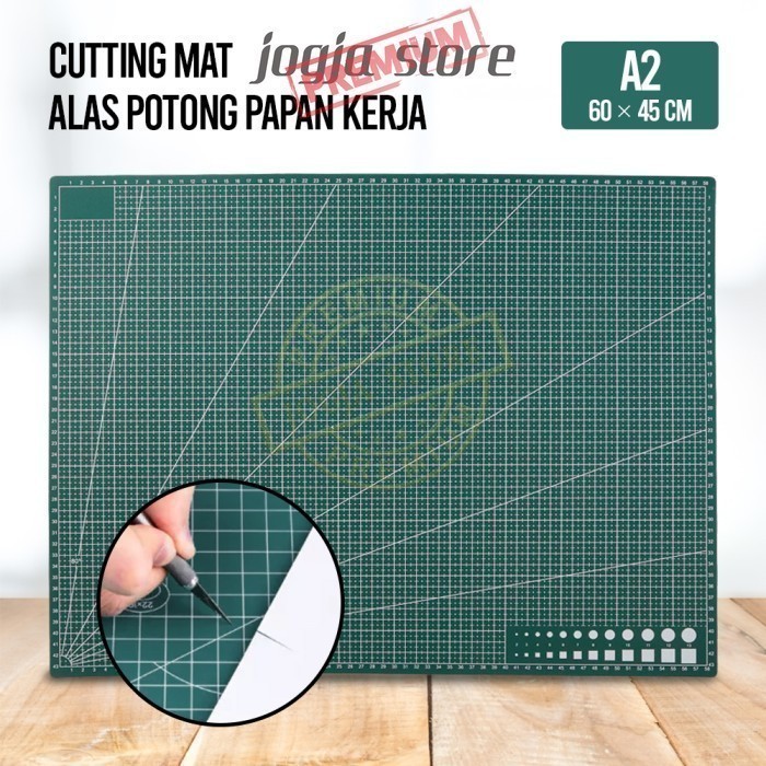 

Cutting Mat A2 Premium /Cutting Board /Alas Potong Kertas PVC Paper A2