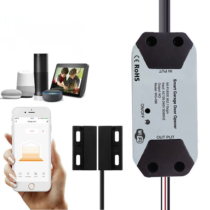 Tuya WiFi Switch Smart Garage Door Opener Controller Smart Home Module Smart Life APP Remote Control