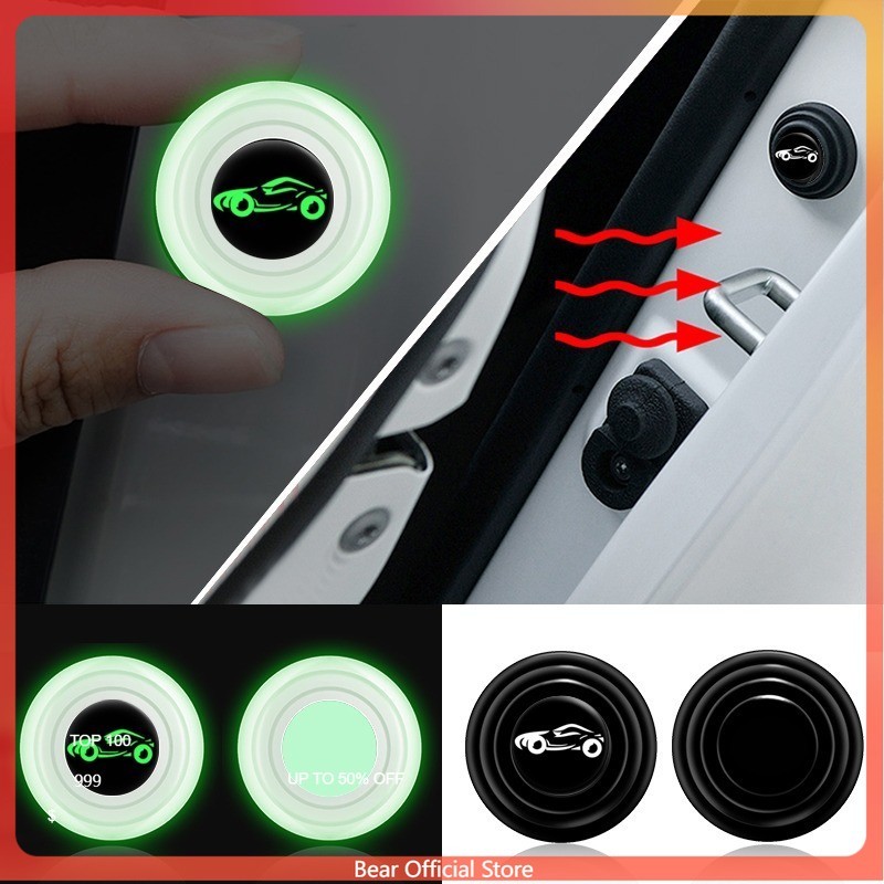Universal Bercahaya Pintu Mobil Shock Absorber Karet/Pintu Karet Tikar Pintu Mobil Lebih Dekat Shock
