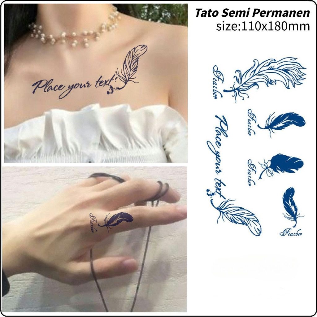 

[Pengiriman 24 Jam] Tato Temporer Sticker Tato Temporer Tahan Lama 15 Hari Tato Temporer Anti Air | 11*18CM