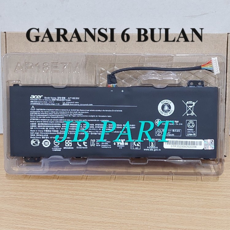 Baterai For Acer Nitro 5 AN515-43 AN515-46 AN515-46 AN515-44 AN515-53 -JBPART