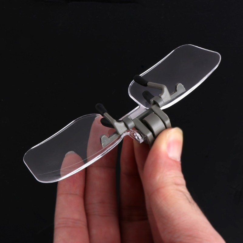 

Multifunctional Glasses Style Magnifier with for Reading or Viewing Coins/Stamps for Ideal Crafts and Map Reading