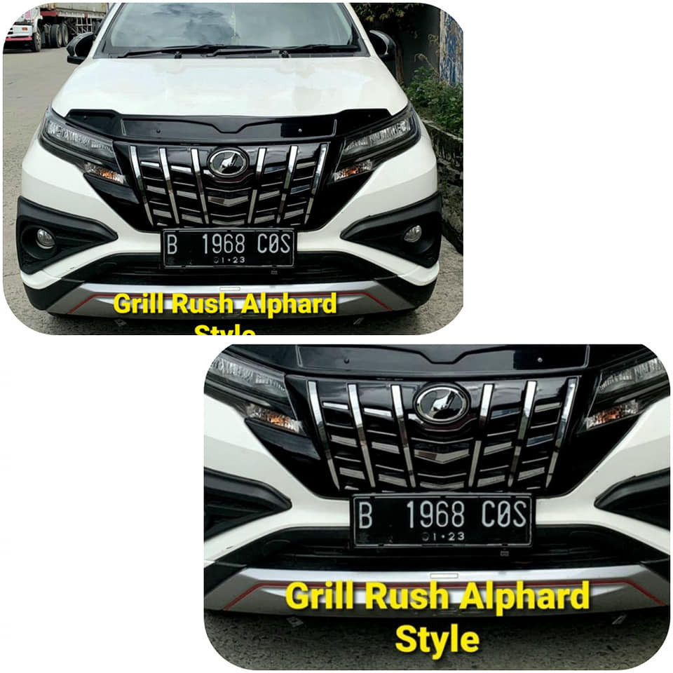 GRILL DEPAN VARIASI MOBIL RUSH TERRIOS 2018 ALPHARD STYLE