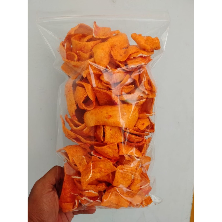 

Krupuk slondok mentah pedas manis 1kg - Kerupuk Slondok