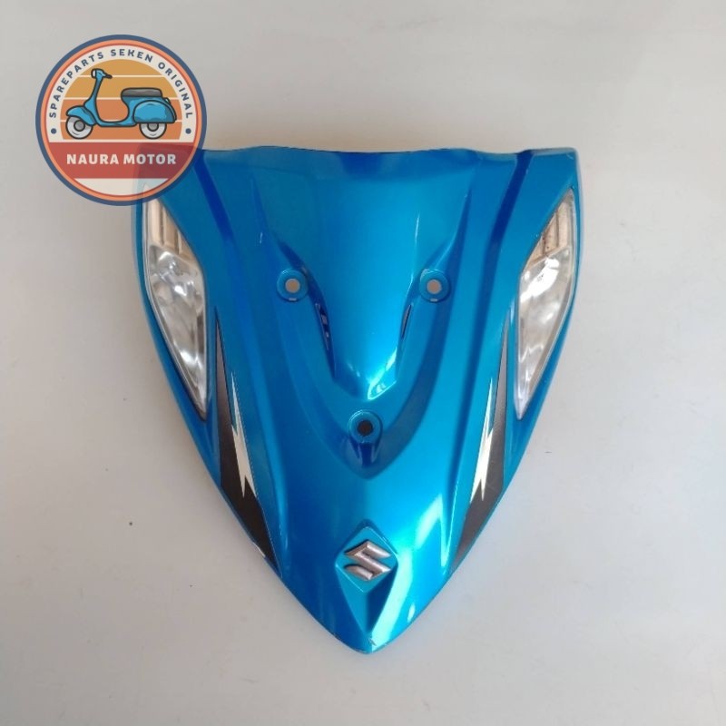 TAMENG DEPAN SHOGUN 125 FL SP RR ROBOT WARNA BIRU PANEL DADA SHOGUN 125 FL RR ROBOT SEKEN ORIGINAL