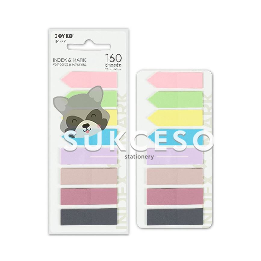 

Joyko Index & Memo IM-77 Isi 160 Lembar Penanda Pembatas 8 Warna Pastel