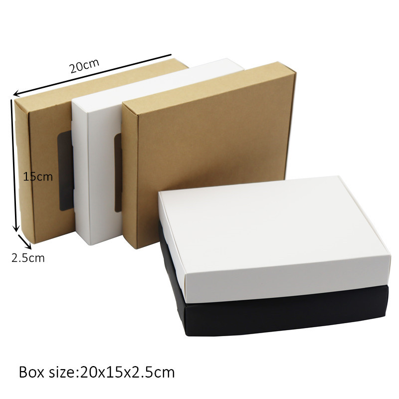 

12Pcs/Lot 20*15*2.5cm Flat Paper Gift Packaging Box Red Love Wedding Gift Supply Box Black Airplane Cardboard Boxes