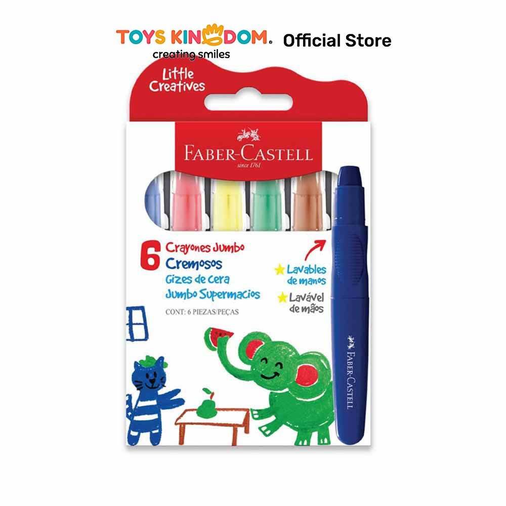 

Toys Kingdom Faber Castell Set 6 Pcs Crayon Jumbo Creamy 37010223 Krayon Alat Tulis Warna Warni Alat Mewarnai Perlengkapan Sekolah Anak Peralatan Menggambar