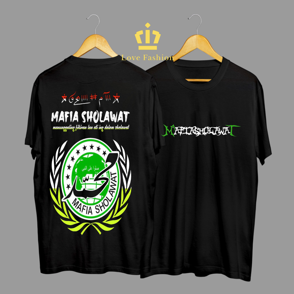 Kaos Tshirt Baju Distro Mafia Sholawat Pecinta Sholawat Premium Terbaru