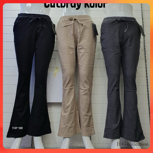 CELANA CUTBRAY SIMPLE ME / CELANA CUTBRAY HITAM WANITA