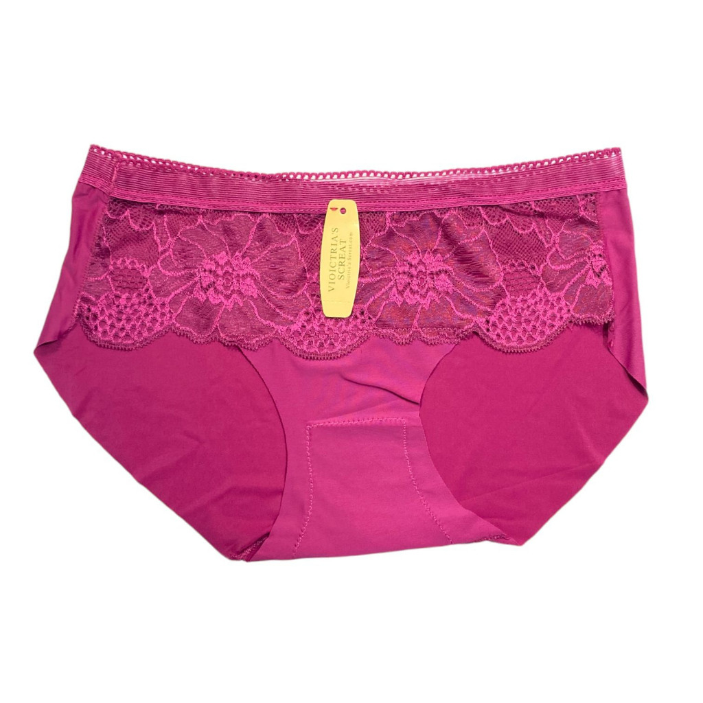 CUCI GUDANG CD8424 Celana Dalam Seamless Motif Bunga Pakaian Dalam Wanita seamles Bahan Satin