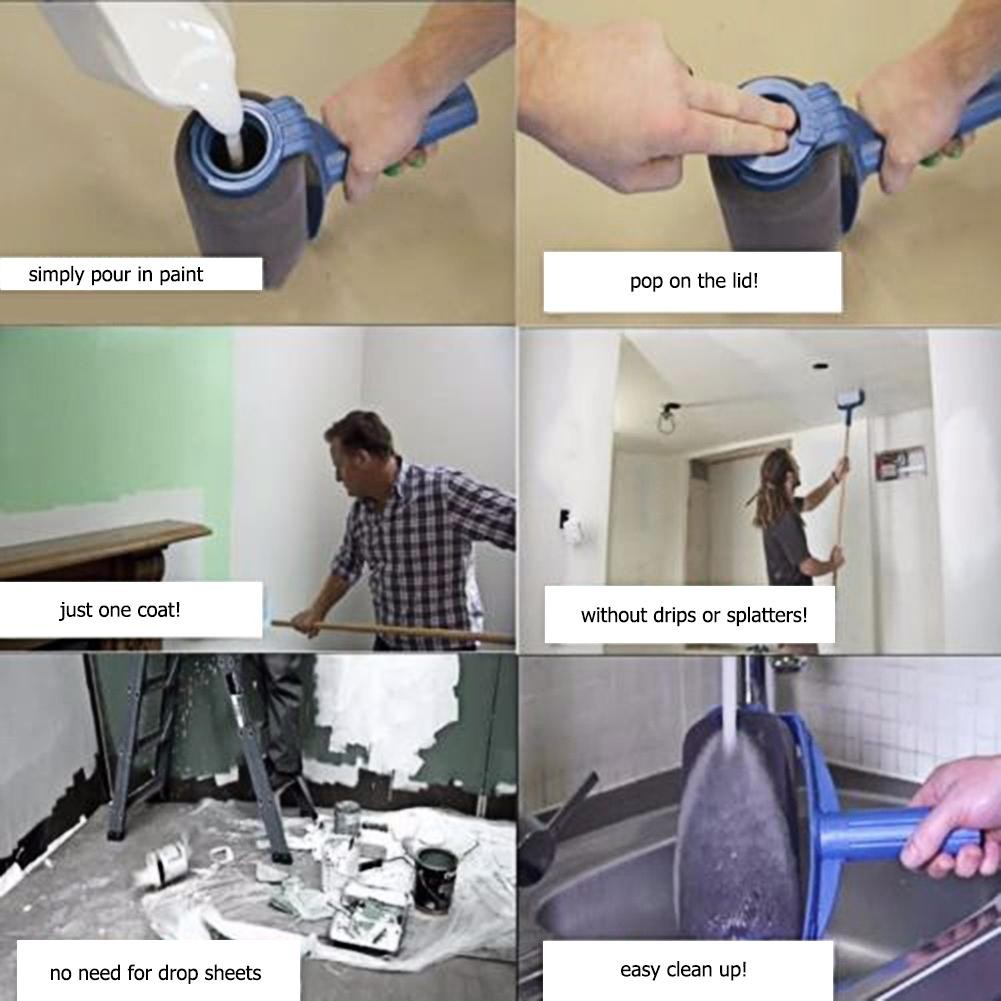 

5pcs/set Multifunctional Paint Roller Brush Room Wall Painting DIY Tools