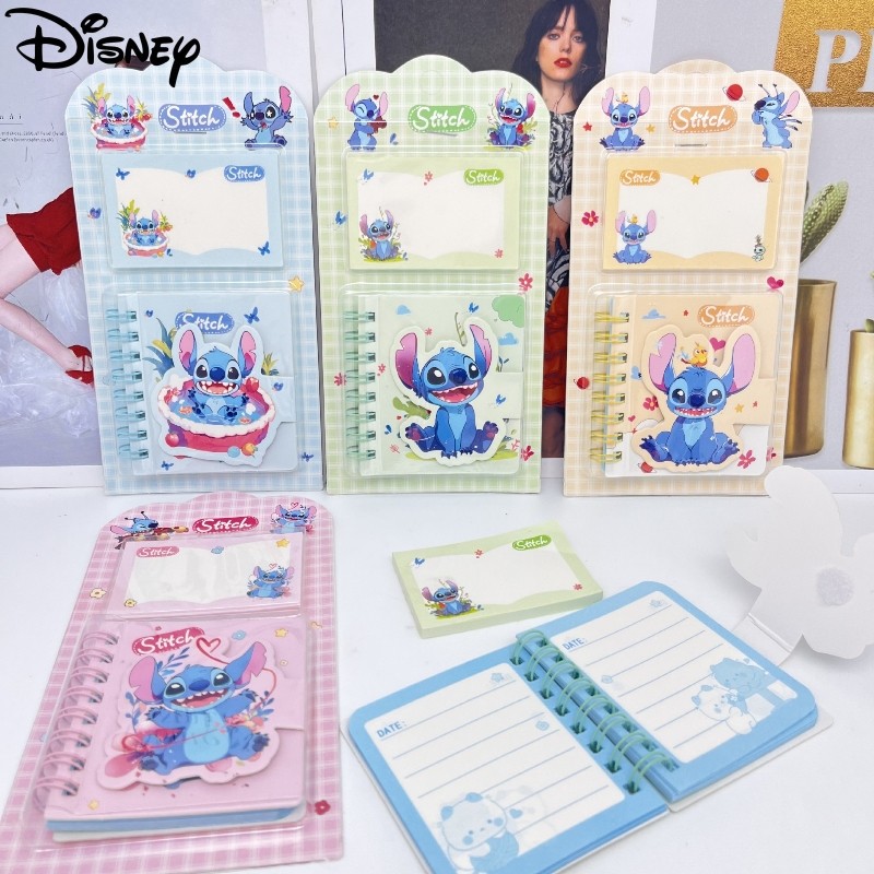 

Disney Stitch Notebook Lilo & Stitch Car Line Book Notes Cute Horizontal Line Inside Notepad Student Writing Stationery Sets