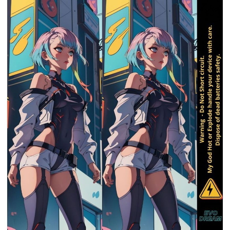 

Stiker Skin Wrap Baterai 18650 Original Motif Cyber punk Anti Gores Hiasan