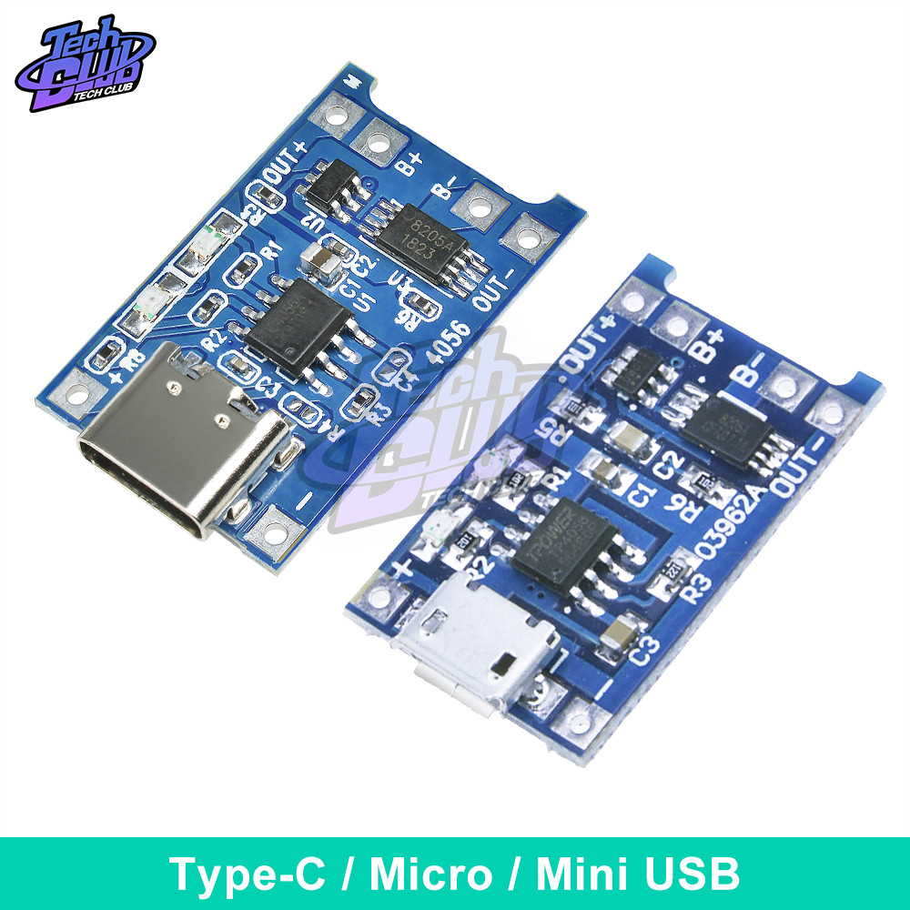 TC4056A TC4056 Lithium Battery Charger Module Type-c /Micro USB TC4056A 5V 1A 18650 Charging Board W