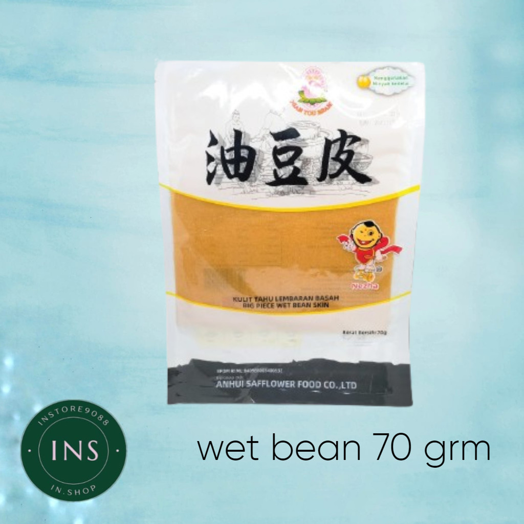 

Big piece wet bean skin kulit tahu lembaran basah 70 grm