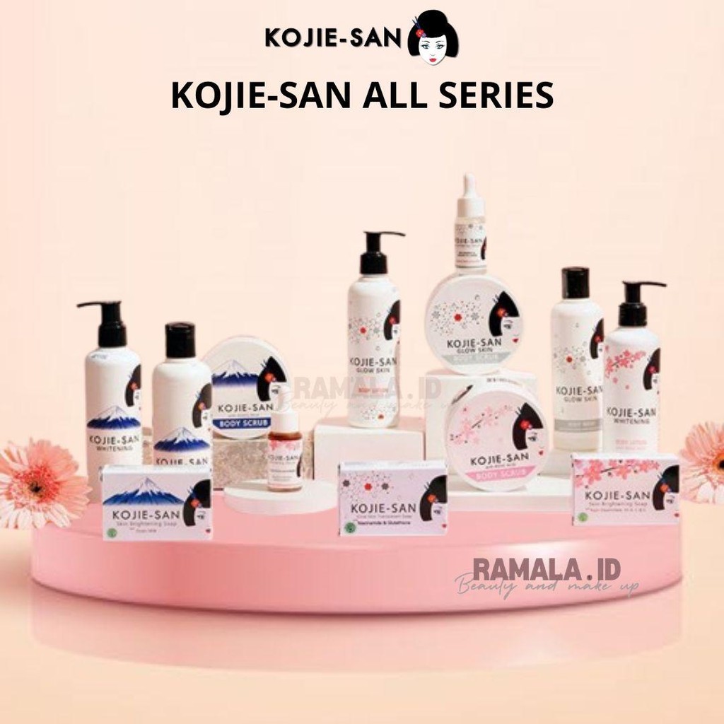 KOJIE SAN INDONESIA ORIGINAL 100% / LOTION KOJIE SAN / BODY WASH KOJIE SAN / BODY SCRUB KOJIE SAN / 