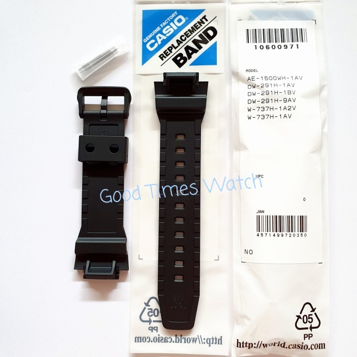 STRAP CASIO AE 1500WH DW 291H W 737H DW 291 W 737 Casio Original