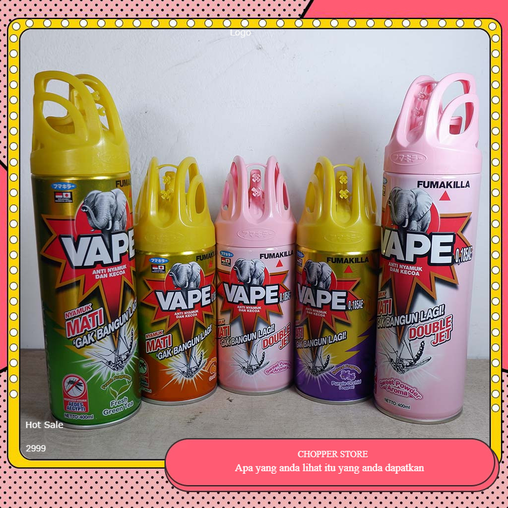 Obat Nyamuk Semprot Murah Vape 240mL Dan 400mL new
