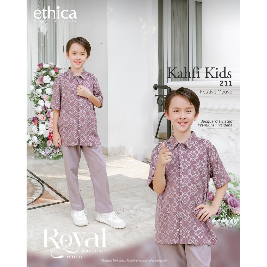 @NE% Ethica Baju Koko Anak Laki Laki / Kahfi Kids 211 by Ethica