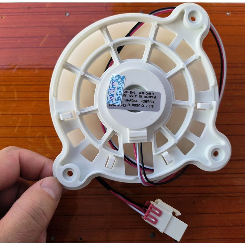 

Refrigerator Accessories RMF-003AGLB DA31-00287B DC12V 2.5W 1870RPM Motor Fan For Fridge Refrigerator