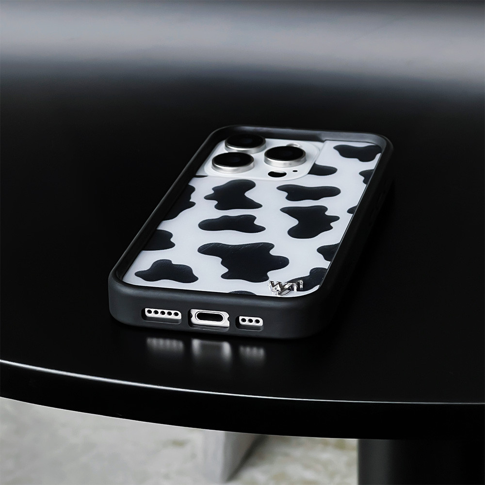 ☽ Wildflower Leopard Case For iPhone 16 12 13 14 15 Pro Plus Max Hard Cloth WF Phone Casing Shockpro