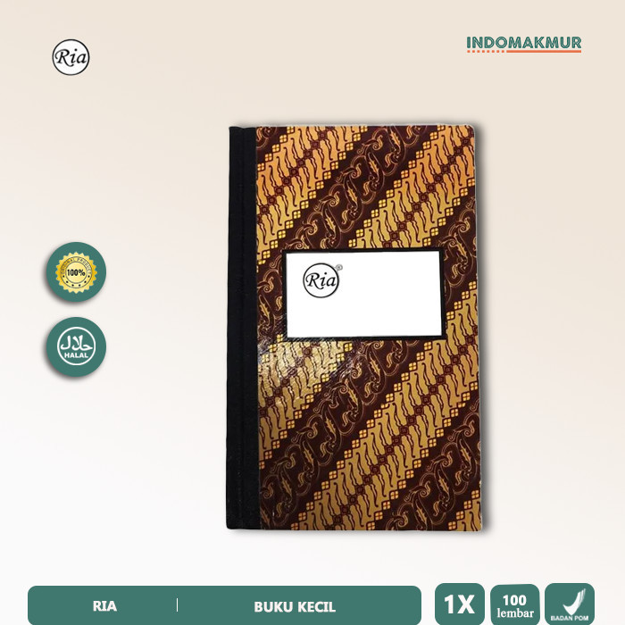 

Ria Buku Tulis Hardcover - Buku Folio