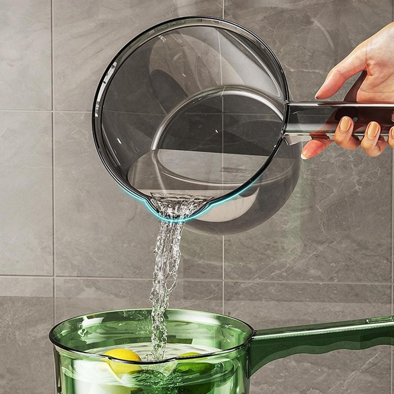 

Long Handle Water Scoops Portable All-purpose Washing Ladle Baby Bath Dipper Spoons Large Capacity Thick Kitchen Water Spoon