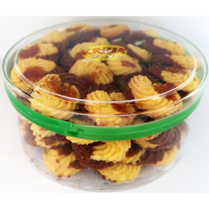 

⭐BISA COD⭐ KUE KERING SEMPRIT NENAS VARIASI COKLAT