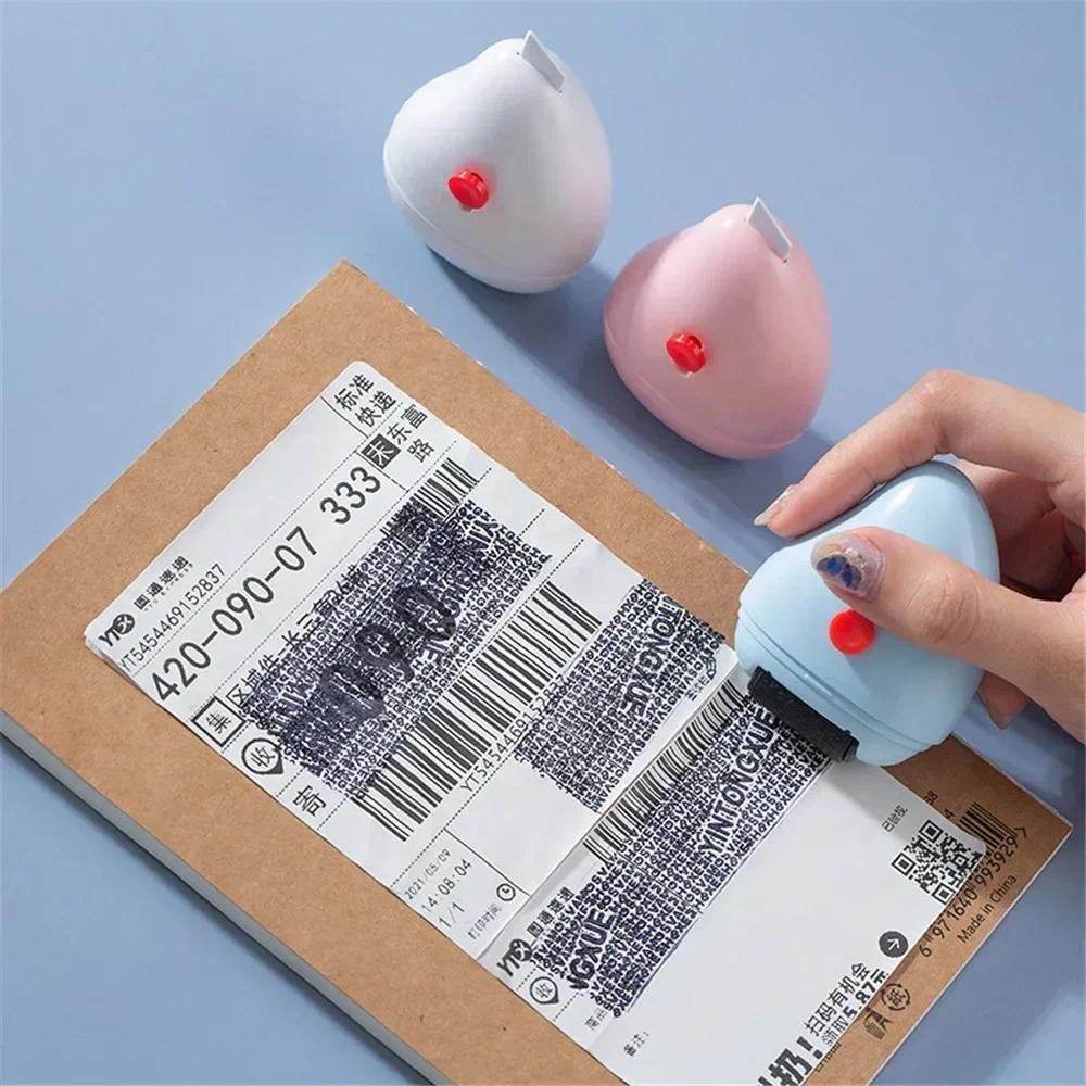 

Roller Seal Stamp Privacy Protection Anti-theft of Personal Information Anti-leakage Roller Seal Utility Knife Office Supplies