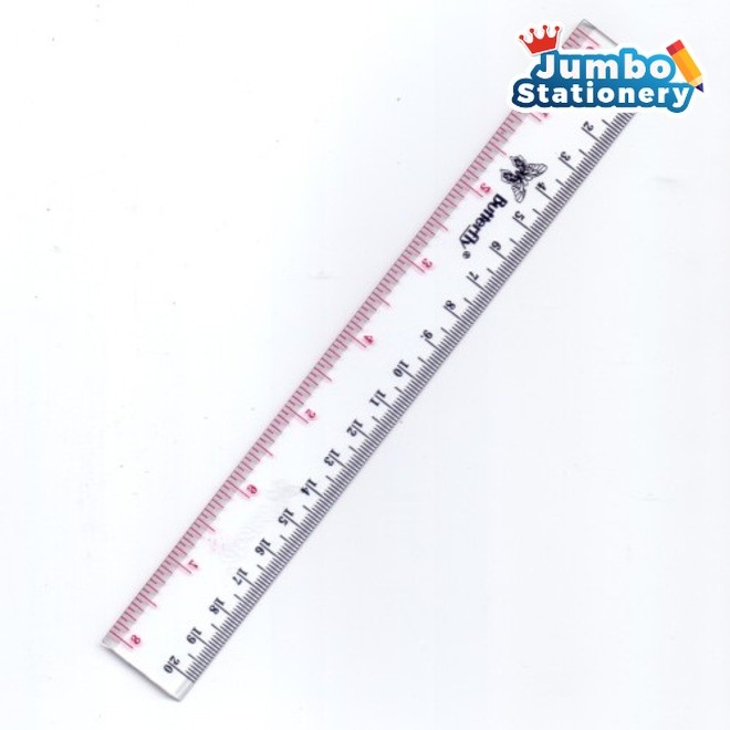 

Penggaris Bening Butterfly 20 cm