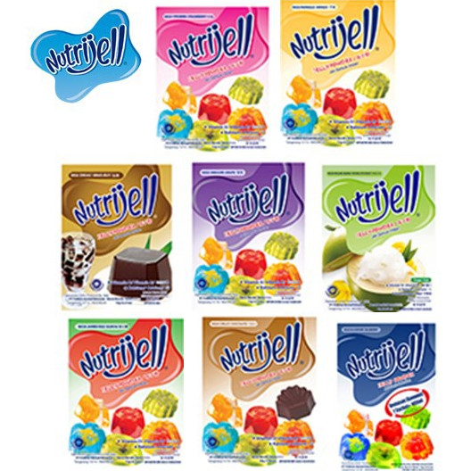 

1BOX isi 12 Nutrijell Bubuk Jelly Ekonomis Aneka Rasa Buah