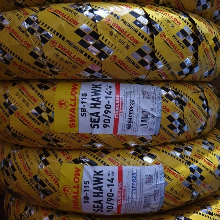 Ban Tubles Swallow 90 90 14 Ban Motor Matic 90/90-14 Swallow Tubeless