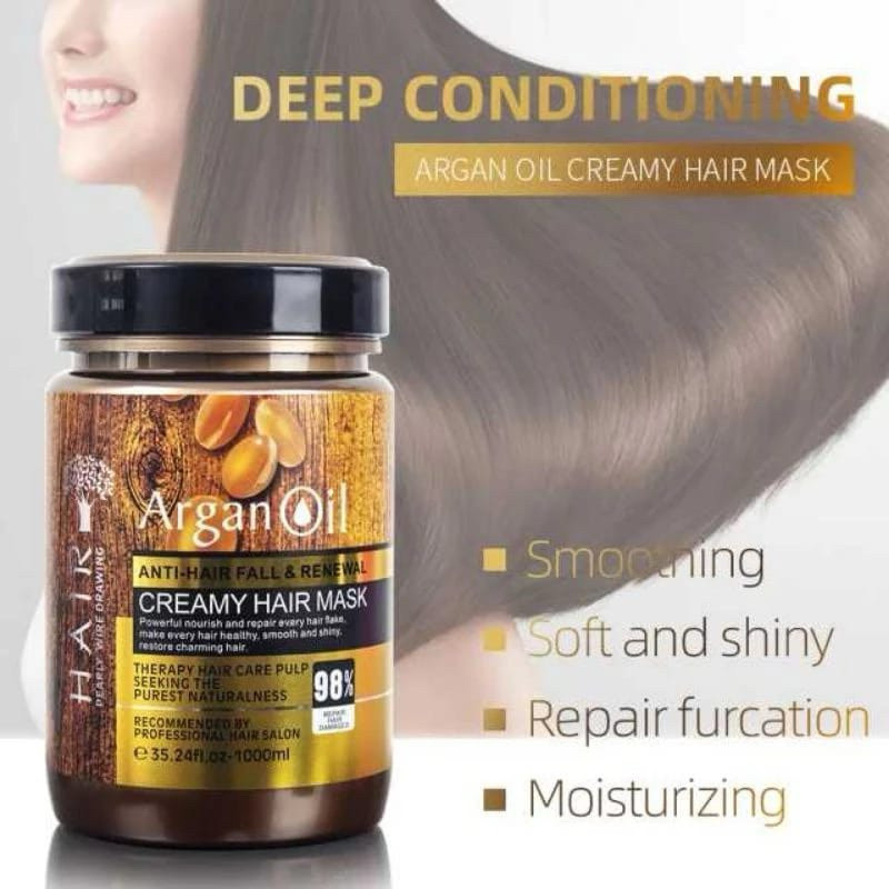 Hair Mask Argan Oil 1000 ml untuk Rambut