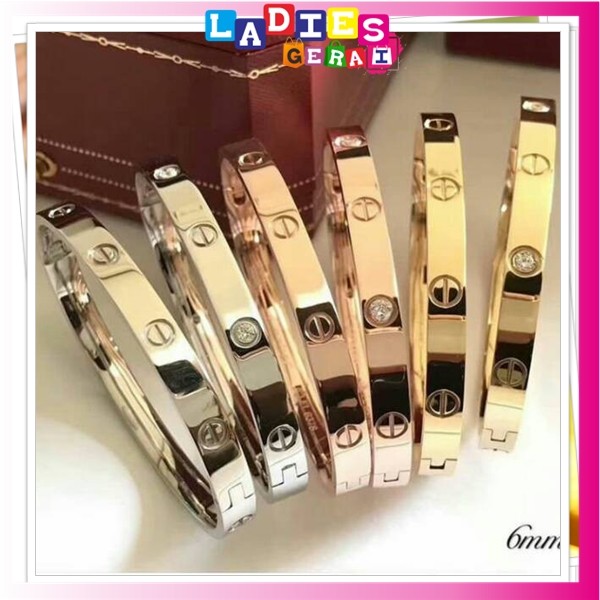 Gelang Titanium Anti Karat / Gelang Wanita Titanium