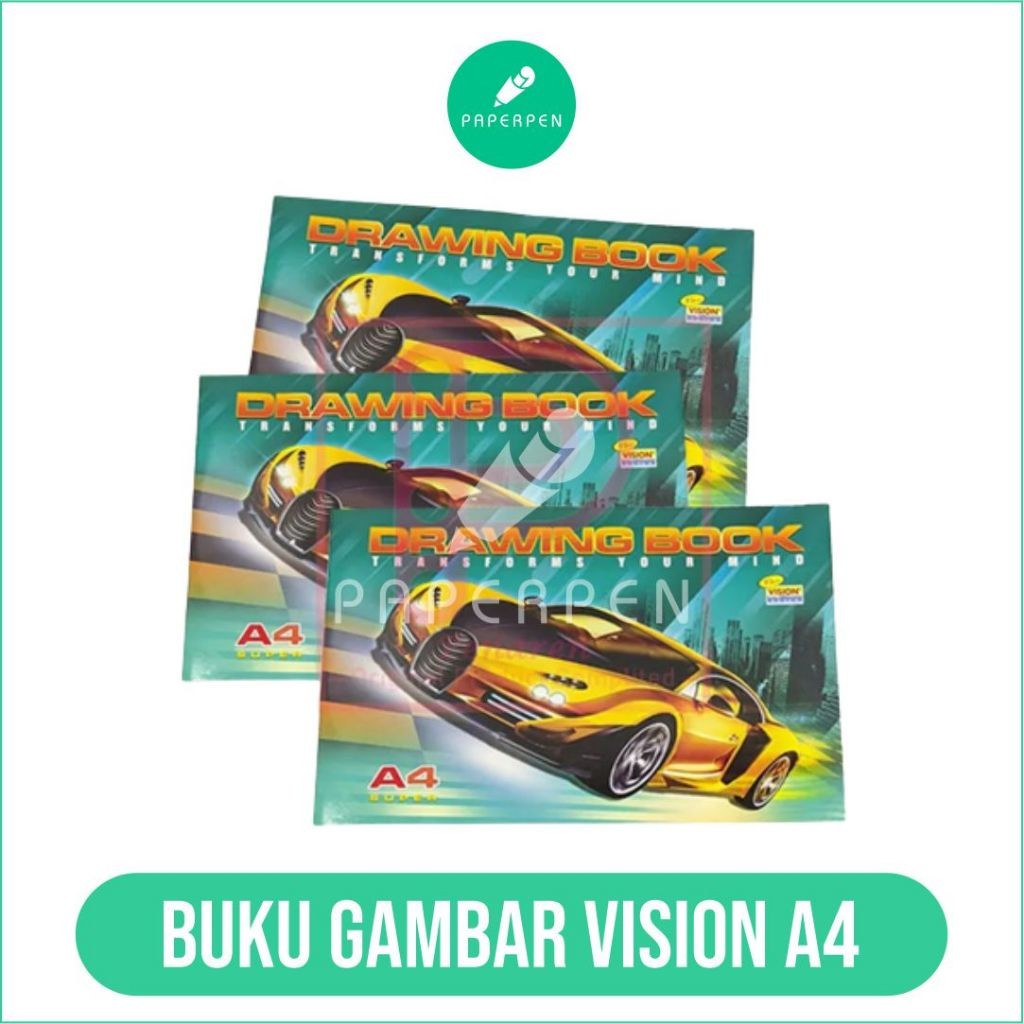

(PRO_ATK) Buku Gambar Vision A4/Buku Menggambar