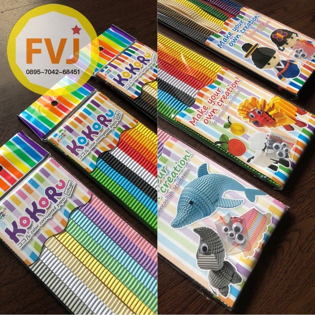

Kertas KOKORU / Corrugated Paper - Terbaik Original Bisa COD