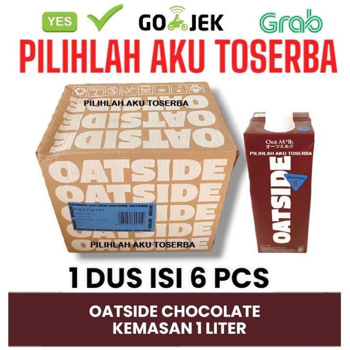 

OATSIDE CHOCOLATE 1 LITER Susu Oat Milk - ( HARGA 1 DUS )