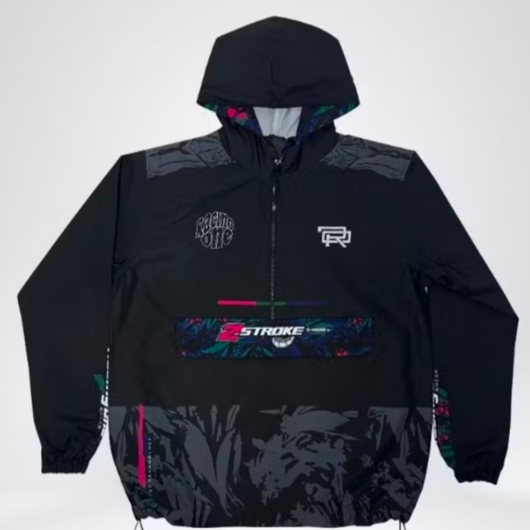 Promo Jaket Cougle Racing 2Stroke Bahan Parasut Anti Air Stok Terbatas